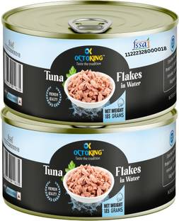Octoking Canned Tuna Flakes in Water Crumbs