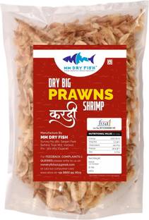 MM DRY FISH Dried Big Prawns - Shrimp - Sukha Jinga - Kardi - Kolmi - Clean
