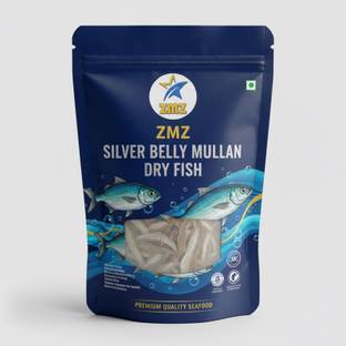 zmz Zulfi DRY FISH Dry 100gm Surgutta / Silver Belly / Mullan / Pony Fish / Kaaral Whole
