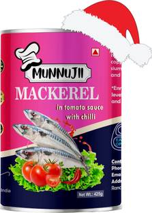 Munnujii Mackerel in Tomato sauce with Chili 425g Fillets