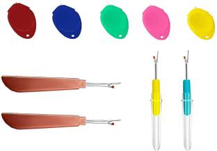 Gemsy 5 Needle Threader , 2 Big and 2 Small Seam Ripper
