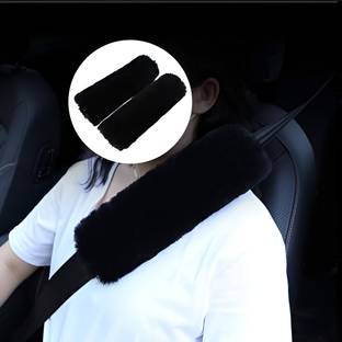 Glitzn Universal Soft and Comfortable Car Seat Belt Pads Seat Belt Cover