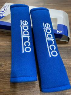 Ride2joy Sparco Car Seat Belt Shoulder Pads-Blue Seat Belt Cover