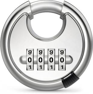 MIORAH 4 Digit Combination Lock Heavy Duty Keyless Number Padlock for Door & Gate MH_NUM Combination Lock