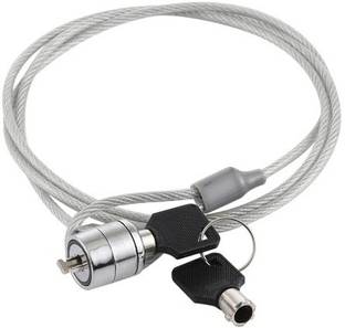 Mak World Anti-Theft Office Notebook Laptop Key Security Lock Chain Cable Laptop Netbook Anti-Theft Lock Ideal for Home Office etc