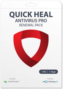 QUICK HEAL Anti-virus 1 User 1 Year (Renewal)