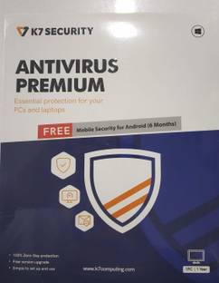 K7 Anti-virus 1 User 1 Year
