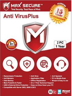 Max Secure Anti-virus 2.0 User 1 Year