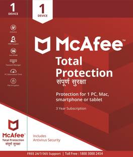 McAfee Total Security 1.0 User 3 Years