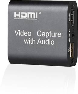 microware 4K HDMI Screen Capture Card with Audio Media Streaming Device