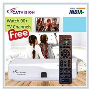 Catvision DD FreeDish MPEG2 SD CSR-201SP Set Top Box | Watch 90+ TV Channels | Media Streaming Device