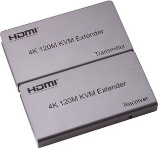 Tobo 4K 120M HDMI KVM Extender Transmitter & Receiver Ethernet Cable Support Media Streaming Device