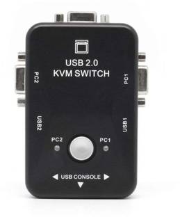 OG X NEXA WITH DEVICE 2 Port USB 2.0 Plus KVM Switch Box Control 2 PC from 1 USB Keyboard and Mouse Media Streaming Device