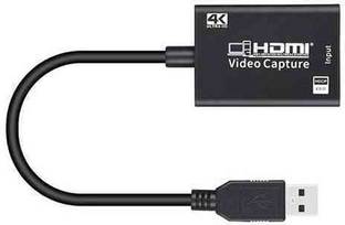microware 4K/FHD1080P USB 3.0 /HDMI Video Capture Card, HDMI Input & USB 3.0 Output Video Capture Card, Full HD 1080P 60fps 4k for Live Streaming Recording, Live Broadcasting, Gaming, Teaching, Video Conference I Plug & Play I No Driver/Software Required I Easy to Connect Media Streaming Device