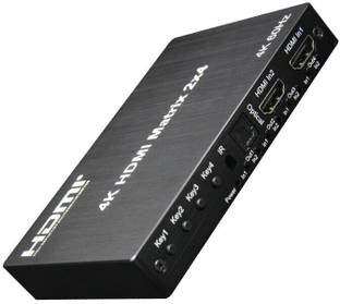 VOOCME 4K 60Hz HDMI Matrix 2x4 For Dolby HDMI Splitter Switch 2 In 4 out 4K 60hz Matrix Media Streaming Device