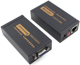 Tobo VGA Video Audio Extender Over Single RJ45 CAT5e/6 1080P with Adapter up to 100M Media Streaming Device