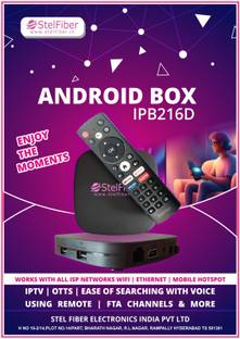 Stelfiber ANDROID BOXE Media Streaming Device