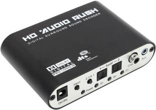 microware Digital Audio Rush Surround Sound Decoder DTS AC3 to RCA Analog Converter Media Streaming Device