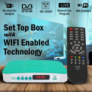PROLONG HD MPEG-4 Set Top Box for Free to Air Channels with Inbuilt WiFi Media Streaming Device