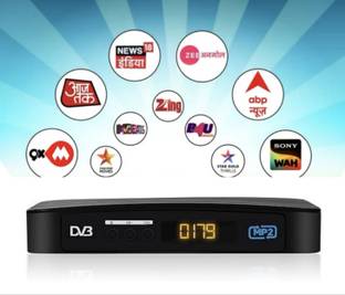 Sky New Mpeg-2 High Quality Dd free dish 150+ Tv Channels Lifetime Free Set Top Box Media Streaming Device