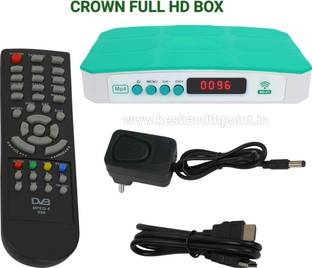 CROWN Mpeg-4 Inbuilt Wi-fi 150+ Tv Channels Lifetime Free Set Top Box Media Streaming Device