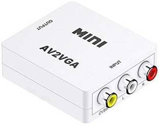 Tobo Mini AV2VGA Video Convertor Box AV RCA to VGA Video Converter TD-657VC Media Streaming Device