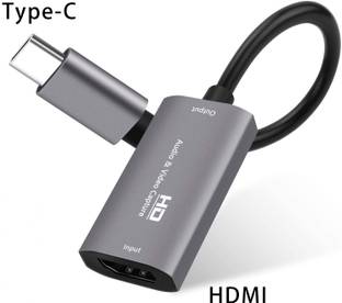 microware HDMI Type-C Video Capture Card 4K USB3.1 Game Audio Live Stream to Macbook Media Streaming Device