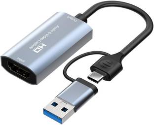 Tobo 4K HDMI TO USB-C/USB-A VIDEO CAPTURE CARD 60FPS Full HD Game Capture Card Media Streaming Device