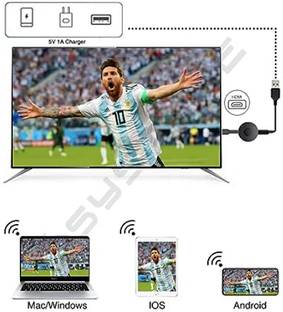 Clairbell Sar_889A_Chromcast Receiver from Mobile or Tablet to TV Compatible with Android Media Stream...