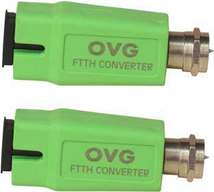 OVG FTTH converter 2 Pcs optical receiver mini node direct connecting set top box Media Streaming Device