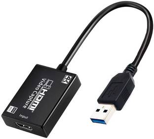 microware 4K x 2K UHD Video Capture Compatible With USB 1.1 / 2.0 /3.0 (UVC1-4K) Media Streaming Device