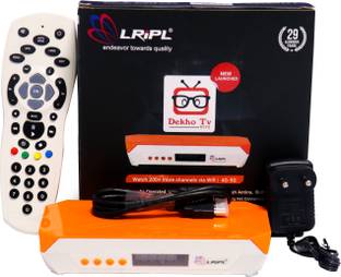 LRIPL HD MPEG-4 Set Top Box | Inbuilt Wifi Watch TV Channels Without Dish Antenna Media Streaming Device