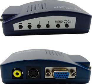 Octec VGA to BNC Video and S-Video Converter|Multi-Standard Video Support Media Streaming Device