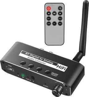 microware BT Digital to Analog Audio Converter, support Optical Bluetooth IR and U-Disk Media Streaming Device