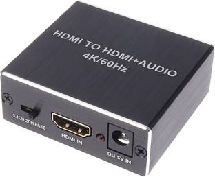 Tobo HDMI Audio Extractor Converter HDMI to Optical Toslink SPDIF with HDMI Media Streaming Device