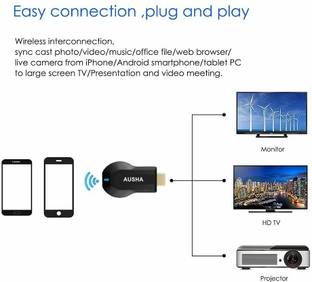 Clairbell TTT_531O Any cast WiFi HDMI Dongle & Wireless Display for TV Media Streaming Device