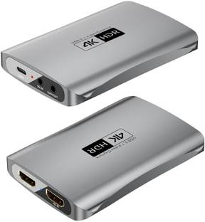microware Video Capture Card Recording 4K 30FPS 2K 60FPS 1080P 120FPS HDMI to USB C Media Streaming Device