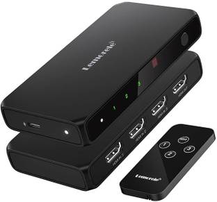 Lemorele 4K HDMI Switch 3 in 1 Out HDMI Splitte Triple Selector with Remote Control G99 Media Streaming Device
