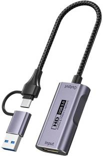 Tobo Video Capture Card, Real USB3.0 HDMI to USB C Capture Card, 4K Full TD-1023HVC Media Streaming Device