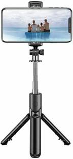 Mrs Simin R1 flexible selfie Stick Black Bluetooth Selfie Stick
