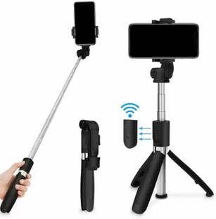 RENTOOR R1S Extendable Mobile Tripod Bluetooth Remote 3-in-1 Tripod