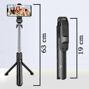 TrustShip 2 in 1 Mobile Mini Tripod Bluetooth Selfie Stick | XT-02 Mobile Tripod Tripod
