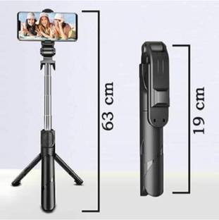 YAROH JAW37_AN112-Extendable Bluetooth Selfie Stick Tripod Bluetooth Selfie Stick