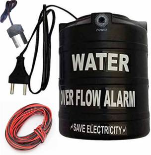 FStyler Advance Water Tank Overflow Alarm with High Quality Voice Sound Overflow & Connecting Wire Wired Sensor Security System