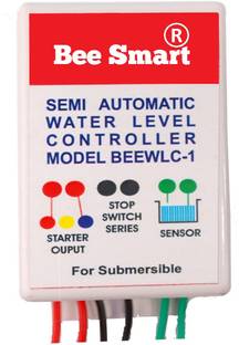 BeeSmart Semi Automatic Water Level controller Manual On, Auto of Model BEEWLC-1 Wired Sensor Security System