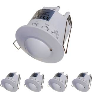 Geld Tech Microwave Motion Sensor False Ceiling | detects humans | Pack of 5 Wired Sensor Security System