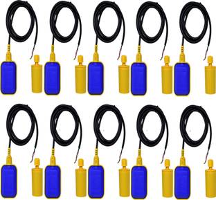 AMPEREUS Float switch sensor for R.o Plant ( floaty water level control PACK OF 10 ) Wired Sensor Security System
