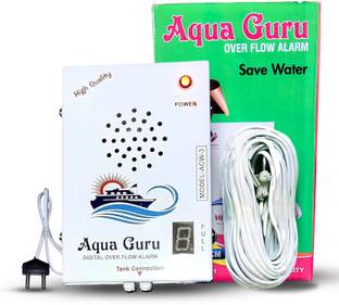 AQUA GURU Digital Display water tank alarm overflow Wired Sensor Security System