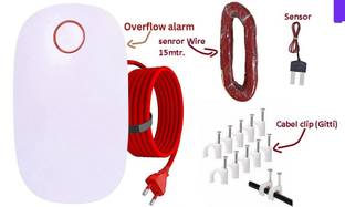 Aarav Enterprises WaterTank Overflow Alarm Water Alarm with 15 Mtr.wire & sensor kit Wired Sensor Security System