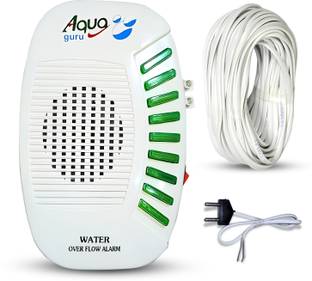AQUA GURU Smart DC Battery operated water tank overflow alarm with 15 meter wire Wired Sensor Security System